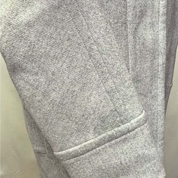 J Crew Italian Stadium Cloth Wool Blend  Coat Size 12 Color Heather Dusk - Picture 6 of 16